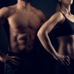 fitness couple with a nice body