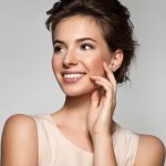 Woman's lifted, firmer jawline after PDO thread collagen-stimulation treatment at Numa Spa in Newport News, VA